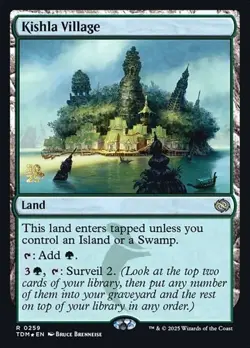 Kishla Village - Foil Prerelease Promo TDM LP MTG - Image 1