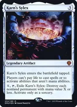 Karn's Sylex - Foil Prerelease Promo Dominaria United LP MTG - Image 1