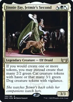 2x Jinnie Fay, Jetmir's Second - Foil Prerelease P Streets of New Capenna LP MTG - Image 1