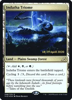 Indatha Triome - Foil Prerelease Promo IKO LP MTG - Image 1