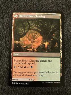 Magic The Gathering MTG - Stump Stomp Burnwillow Clearing - MH3 - Image 2