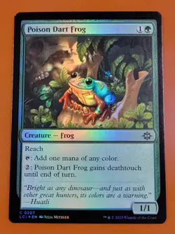 1x Poison Dart Frog | FOIL | Lost Caverns of Ixalan | MTG Magic Cards - Image 1