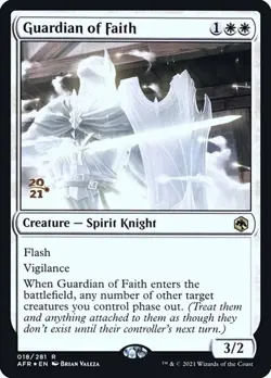 Guardian of Faith - Foil Prerelease Promo AFR LP MTG - Image 1