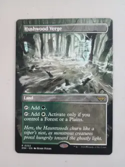 Magic the Gathering Hushwood Verge Borderless 0332 DSK NM MTG - Image 1