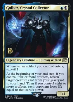 Golbez, Crystal Collector - Foil Prerelease Promo FIN LP MTG - Image 1