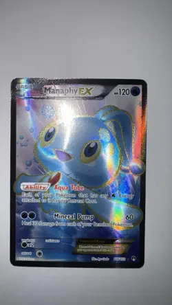 Manaphy EX 116/122 Holo Full Art Ultra Rare NM Pokemon TCG XY Breakpoint - Image 2
