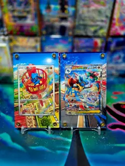 x2 Pokemon Mega Lucario SAR Riolu AR 068 088/063 Mega Brave Extended Art Case - Image 4
