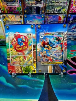 x2 Pokemon Mega Lucario SAR Riolu AR 068 088/063 Mega Brave Extended Art Case - Image 5