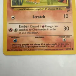 Pokemon TCG - Charmander 069/130 Base Set 2 Regular - This thing is FIRE - Image 5