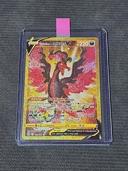 Pokemon Brilliant Stars "Galarian Moltres V" 183/172 / Ultra Rare / Near Mint - Image 3