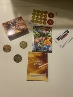 Pokemon Sword and Shield Cinderace Accessories Rules Coins Points - Image 1