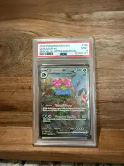 2023 Pokemon Mew EN #198 Venusaur ex Special Illustration Rare SIR PSA 9 Mint - Image 1