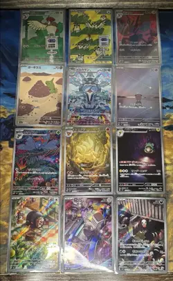 Pokemon Japanese Ruler Of The Black Flame SV3 AR (Art Rare) Complete Set - Image 1