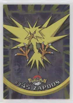 Zapdos Italian Silver Foil Topps Pokemon TV Animation Edition Series 3 #145 04qn - Image 1