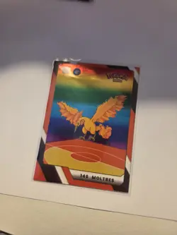 Pokemon Kanto Full House 2025 Moltres Rainbow Rare Holo #146 - Image 1