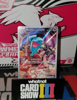 Team Rocket's Wobbuffet 203 Black star Promo Holo Rare:SVP Pokemon - Image 2