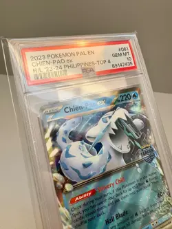 Pokemon Chien-Pao ex Regional League Top 4 Philippines 061 PSA 10 Gem Mint POP 5 - Image 3