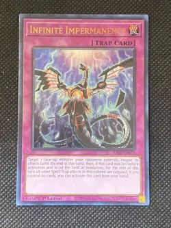YuGiOh! - Infinite Impermanence RA01-EN075 Ultra Rare 1st Edition Near Mint - Image 1