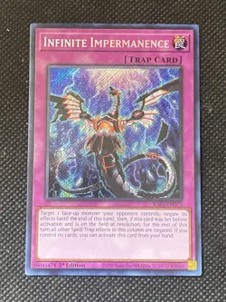 YuGiOh! - Infinite Impermanence RA01-EN075 Secret Rare 1st Edition Near Mint - Image 1