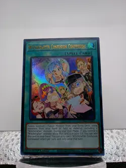 Yugioh x1 Witchcrafter Confusion Confession 1st Ed MAMA-EN021 Ultra Rare (NM!) - Image 1