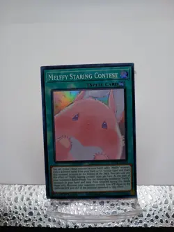 Yugioh! 3x Melffy Staring Contest POTE-EN063 Super Rare 1st Edition NM 3x - Image 1