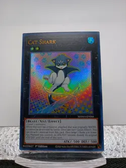 Yugioh! 3x Cat Shark - MAMA-EN066 - Ultra Rare - 1st Edition Near Mint, English - Image 1