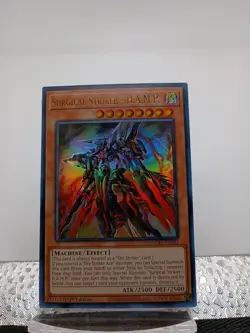Yugioh! 3x Surgical Striker H.A.M.P. MAMA-EN001 Ultra Rare 1st Edition Near 3x - Image 1
