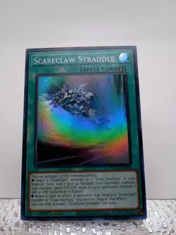 Yugioh! 3x Scareclaw Straddle - POTE-EN059 - Super Rare - 1st Edition NM 3x - Image 1