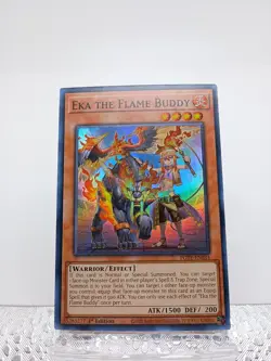 Yugioh 3x Power of the Elements Eka the Flame Buddy POTE-EN034 NM/M 1st Ed 3x - Image 1