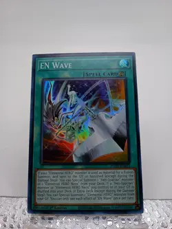 Yugioh! 3x EN Wave - POTE-EN053 - Super Rare - 1st Edition Near Mint, English 3x - Image 1
