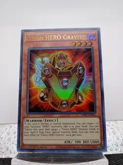 YuGiOh Vision HERO Gravito - GFP2-EN061 - Ultra Rare - 1st Edition Near Mint - Image 1