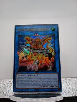 Yugioh Knightmare Cerberus Ultra MAMA-EN070 1st Ed Near Mint - Image 1
