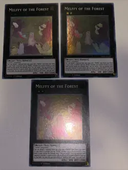 Yugioh Melffy of the forest Super rare 3x mp21-en129 playset MP21 - Image 1