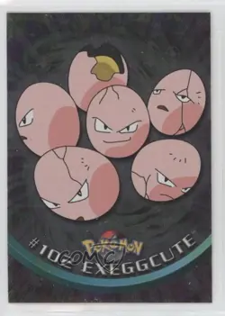 Exeggcute Italian Silver Foil Topps Pokemon TV Animation Edition Series 2 04qn - Image 1