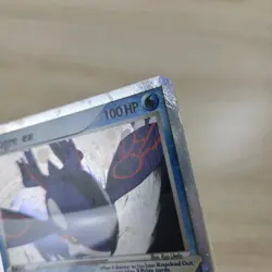 MP + DMG Kyogre ex 037 Black Star Ultra Rare Promo Nintendo Pokemon Card - Image 2