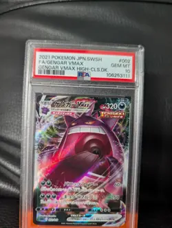 Gengar Vmax slab PSA 10!! Gem Mint slab amazing rare card Pokemon TCG - Image 3