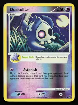 Duskull 86/132 Reverse Holo Secret Wonders Pokemon Card - Image 1