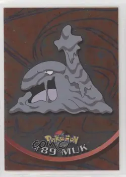 Muk Italian Silver Foil Topps Pokemon TV Animation Edition Series 2 #89 04qn - Image 1