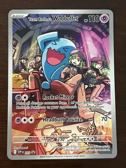 Team Rocket's Wobbuffet 203 Sv: Scarlet & Violet Promo Cards Holo - Near Mint - Image 1