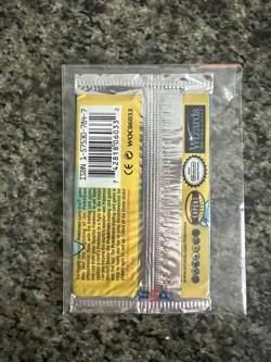 1999 Pokemon Base Set Unlimited Booster Pack Blastoise WOTC Factory Sealed - Image 2