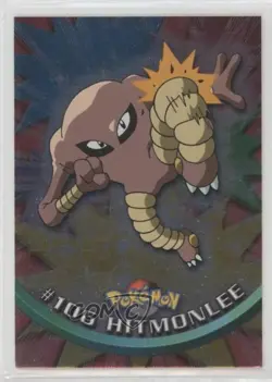 Hitmonlee Italian Silver Foil Topps Pokemon TV Animation Edition Series 2 04qn - Image 1