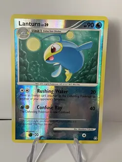 Pokemon TCG Lanturn LV.39 Legends Awakened 58/146 Uncommon Reverse Holo Card - Image 1