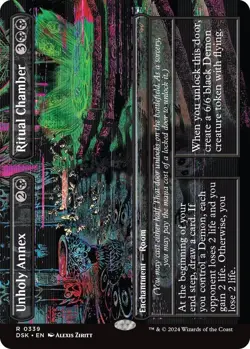 Unholy Annex Ritual Chamber Duskmourn (DSK) - MTG Regular Card #118 NM Mint - Image 1