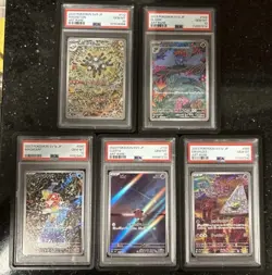 Mixed Pokemon Japanese + English Cards + 5 Japanese PSA 10 Graded Pokemon Cards! - Image 1