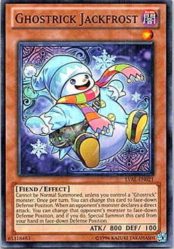 Ghostrick Jackfrost LVAL-EN021 Yu-Gi-Oh! Card Light Play Unlimited - Image 1
