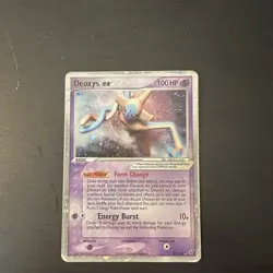 Pokemon TCG Deoxys EX Normal Forme Holo Rare Card 97/107 Vintage 2005 LP - Image 1