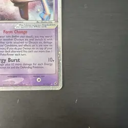 Pokemon TCG Deoxys EX Normal Forme Holo Rare Card 97/107 Vintage 2005 LP - Image 3