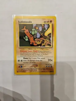 Pokemon Card Sudowoodo Neo Revelation 1st Edition 26/64 Rare - LP - Image 1