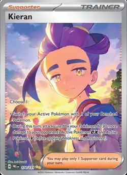 Kieran 174/131 Sir Holo Prismatic Evolutions Pokemon Card PSA 10 - Image 1