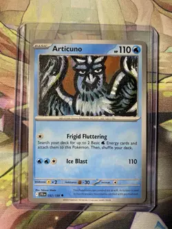 Pokemon Articuno Custom Painted Card From Journey Together - Image 1
